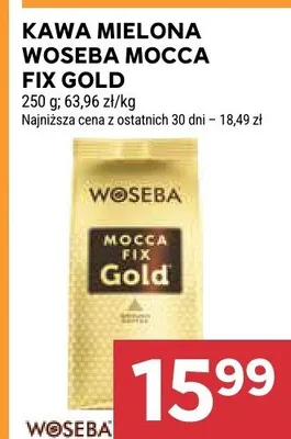 Kawa mielona mocca fix gold promocja w Stokrotka