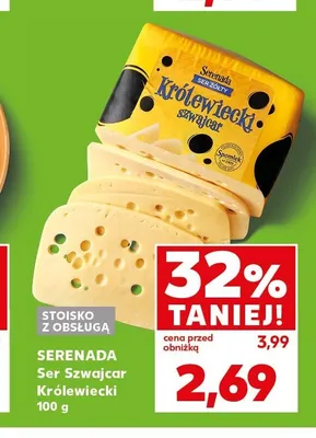 Ser Szwajcar Królewiecki SERENADA promocja w Kaufland