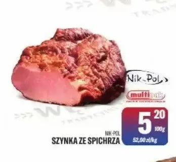 Szynka ze spichrza Nik-Pol promocja w Tomi Markt