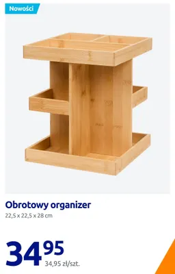 Obrotowy organizer 22,5x22,5x28 cm promocja w Action