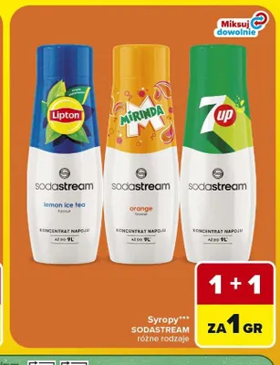 Syrop Sodastream Orange Mirinda promocja w Carrefour Market