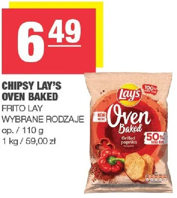 Chipsy lay's oven baked promocja w SPAR