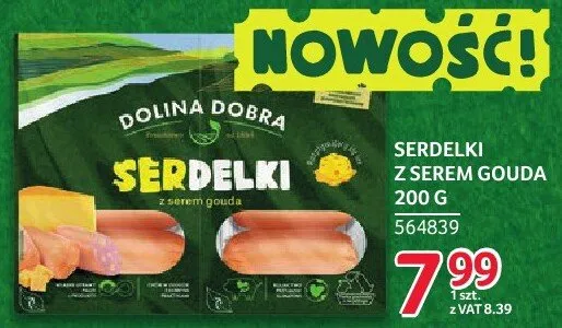 Serdelki z serem gouda Dolina Dobra promocja w Selgros
