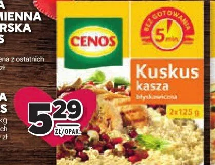 Kasza kuskus Cenos promocja w Stokrotka