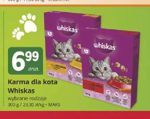 Karma dla kota Whiskas promocja w Marketvita