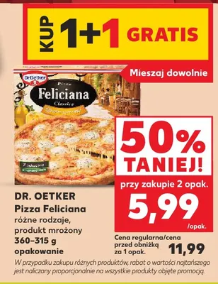 Pizza Feliciana Dr. Oetker promocja w Kaufland