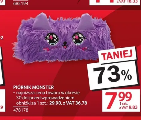 Piórnik Monster promocja w Selgros