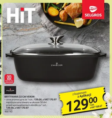 Brytfanna ZWIEGER 32cm Veron promocja w Selgros