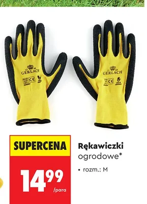 Rękawiczki ogrodowe GERLACH promocja w Biedronka