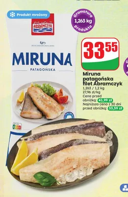 Miruna patagońska filet Abramczyk promocja w Dino