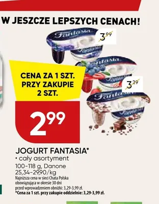 Jogurt Fantasia promocja w Chata Polska