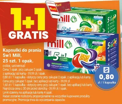 Kapsułki do prania 5w1 promocja w Twój Market