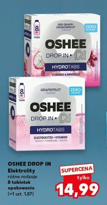 Elektrolity Oshee Drop In 8-pak promocja w Kaufland