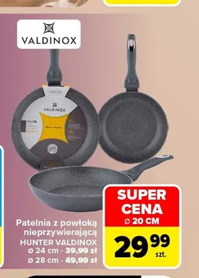 Patelnia z powłoką nieprzywierającą Hunter Valdinox Ø20 cm promocja w Carrefour