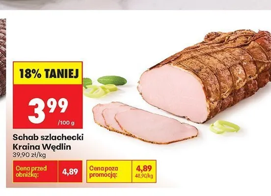 Schab szlachecki Kraina Wędlin promocja w Biedronka