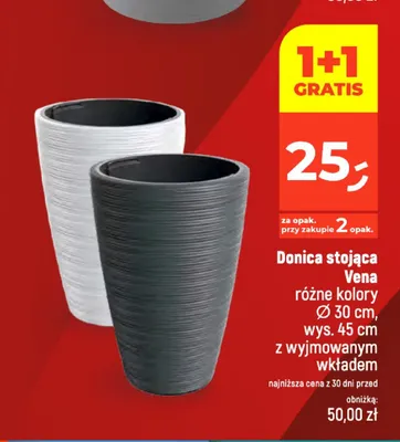 Donica stojąca Vena promocja w Dealz