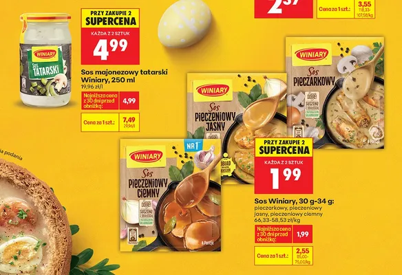 Sos majonezowy tatarski promocja w Biedronka