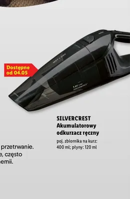 Akumulatorowy odkurzacz ręczny promocja w Lidl