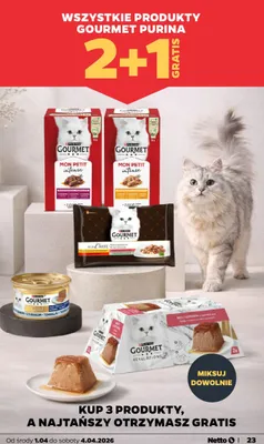 Karma dla kotów Mon Petit intense promocja w Netto