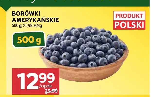 Borówki amerykańskie Stokrotka promocja w Stokrotka