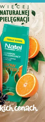 Szampon do włosów Natei Naturals Grow Better promocja w Biedronka