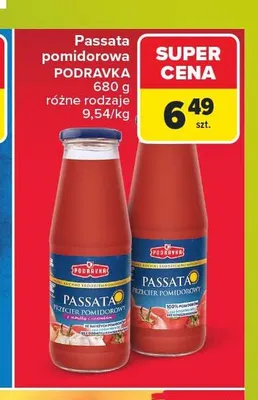 Passata pomidorowa Podravka promocja w Carrefour