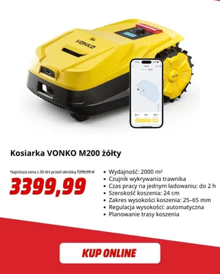 Kosiarka robotyczna VONKO M200 promocja w Media Markt