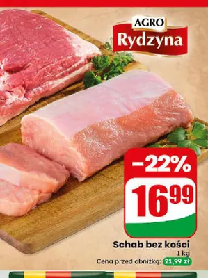 Schab bez kości Agro Rydzyna promocja w Dino