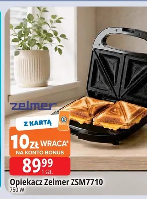 Opiekacz Zelmer ZSM7710 promocja w Leclerc