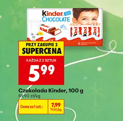 Czekolada Kinder promocja w Biedronka