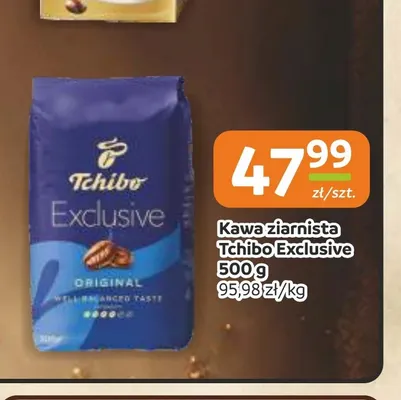Kawa ziarnista Tchibo Exclusive promocja w Gama