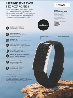 Opaska inteligentna Aeris promocja w AVON