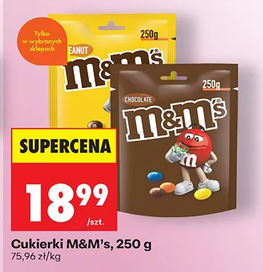 Cukierki Peanut promocja w Biedronka
