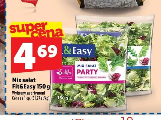 Mix sałat Fit & Easy promocja w TOPAZ