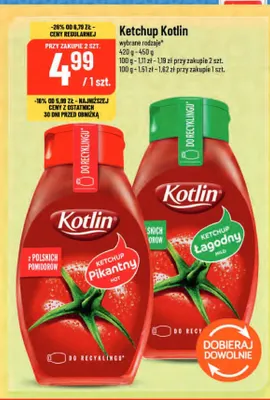 Ketchup pikantny Kotlin promocja w POLOmarket