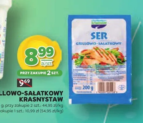 Ser grillowo-sałatkowy promocja w Stokrotka