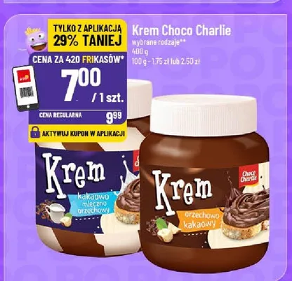 Krem Choco Charlie orzechowo-kakaowy promocja w POLOmarket