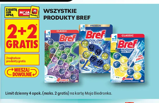 Produkty Bref promocja w Biedronka