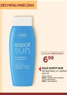 Żel łagodzący po opalaniu Ziaja Sopot Sun promocja w Ziko Dermo