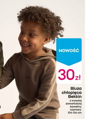 Bluza chłopięca Bekkin promocja w Pepco