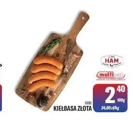 Kiełbasa Złota Ham promocja w Tomi Markt
