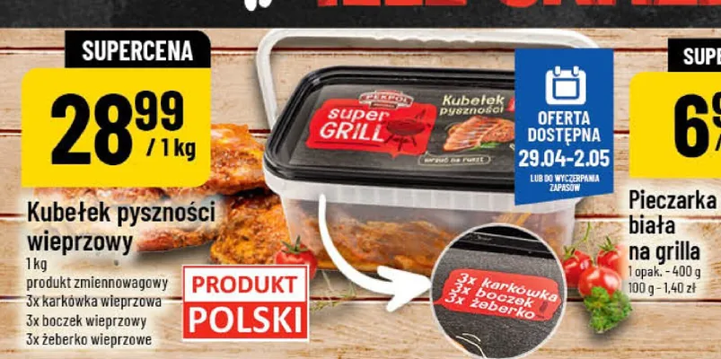 Pieczarka biała na grilla promocja w POLOmarket