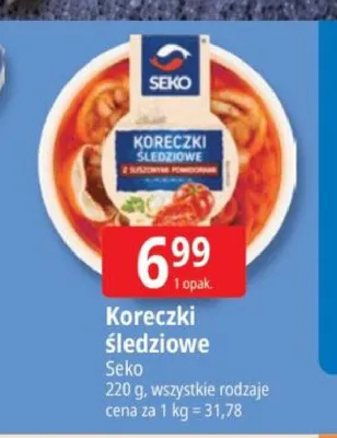 Koreczki śledziowe Seko promocja w Leclerc