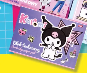 Blok techniczny Kuromi promocja w Biedronka