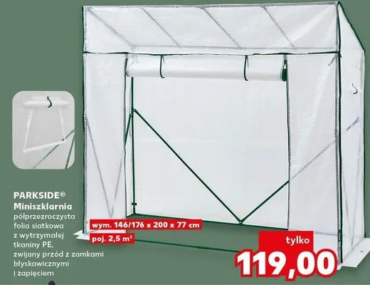 Miniszklarnia poliprzeźroczysta foliatunelowa promocja w Kaufland