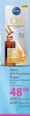 Serum do twarzy podwójnie aktywne Nivea Q10 Przeciwzmarszczkowy Ekspert promocja w Hebe