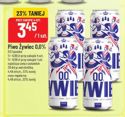 Piwo bezalkoholowe Żywiec promocja w POLOmarket