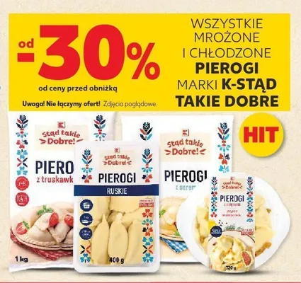 Pierogi z serem K-Stąd Takie Dobre promocja w Kaufland