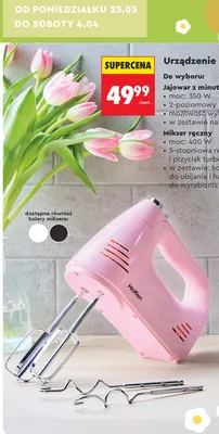 Mikser ręczny promocja w Biedronka