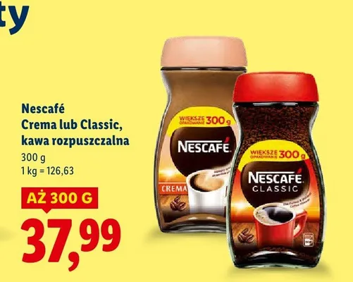 Kawa rozpuszczalna Classic promocja w Lidl